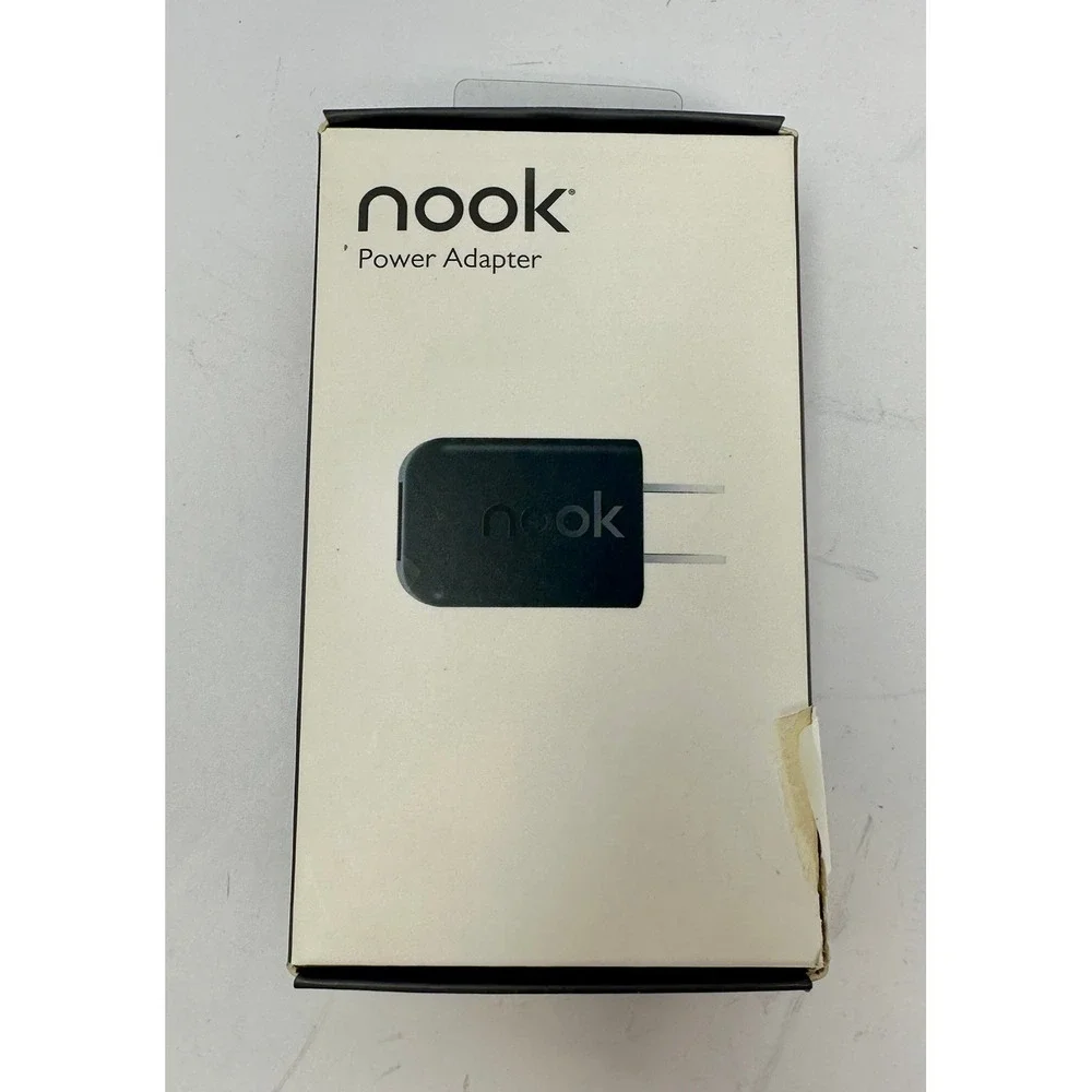nook Power Adapter USB Wall Charger, Black for Barnes & Noble Nook Tablet/Color